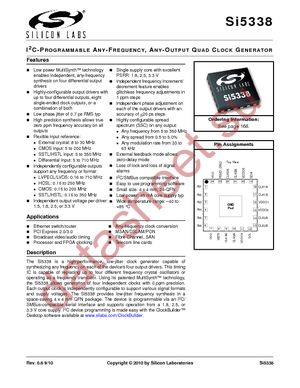 SI5338C-A-GM datasheet  